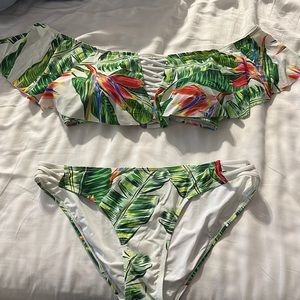 Hot Kiss Off Shoulder Bikini - L